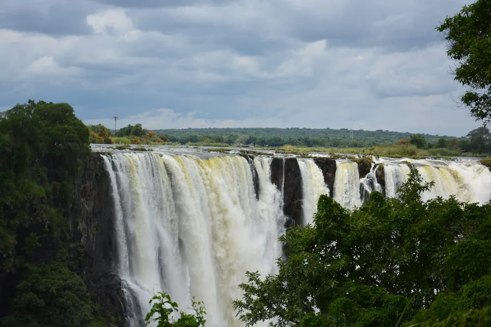 Les chutes Victoria, en Afrique australe